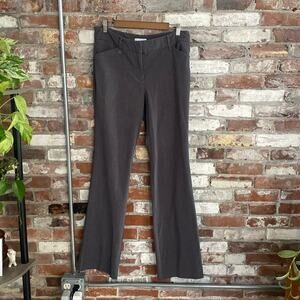 New York & Company Dark Gray Boot Cut Stretch Dress Pants Size 8